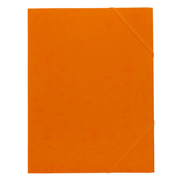 Kolmiläppäinen kulmalukkokansio A4 oranssi
