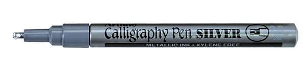 Kalligrafiakynä hopea