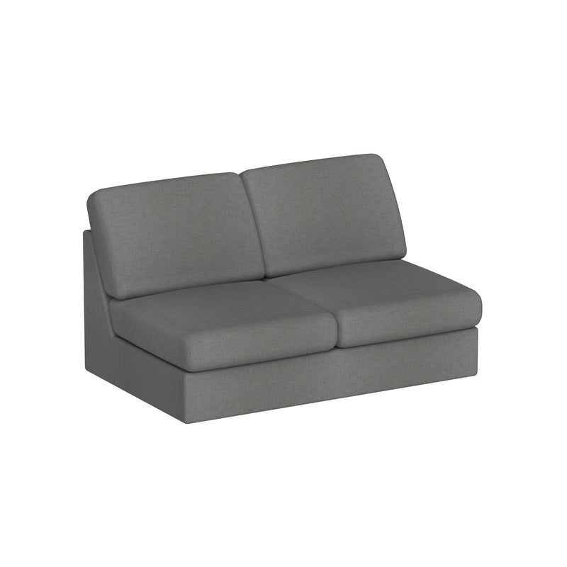 Modulaarinen sohva Move 2-paikkainen L.130 cm, kangas vouge