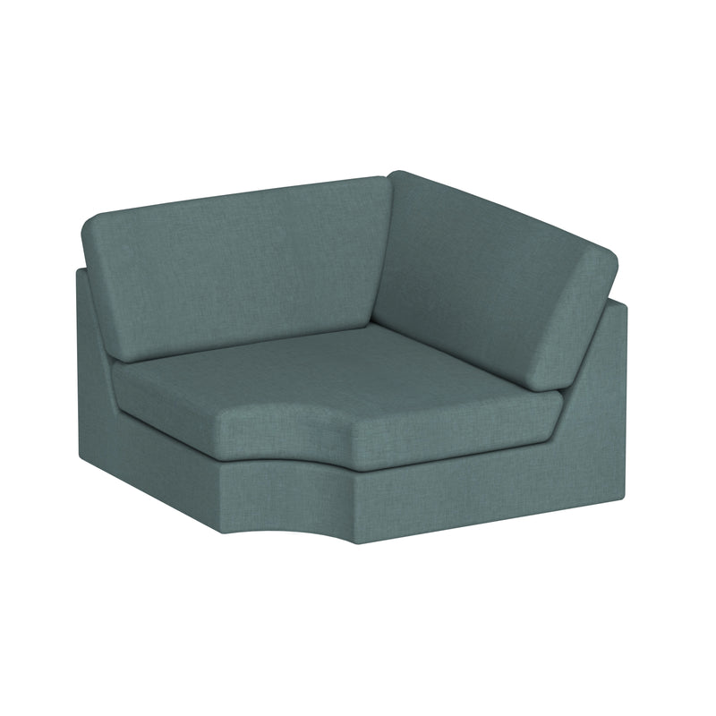 Modulaarinen sohva Move Corner pyöreä L.115 cm, kangas vouge