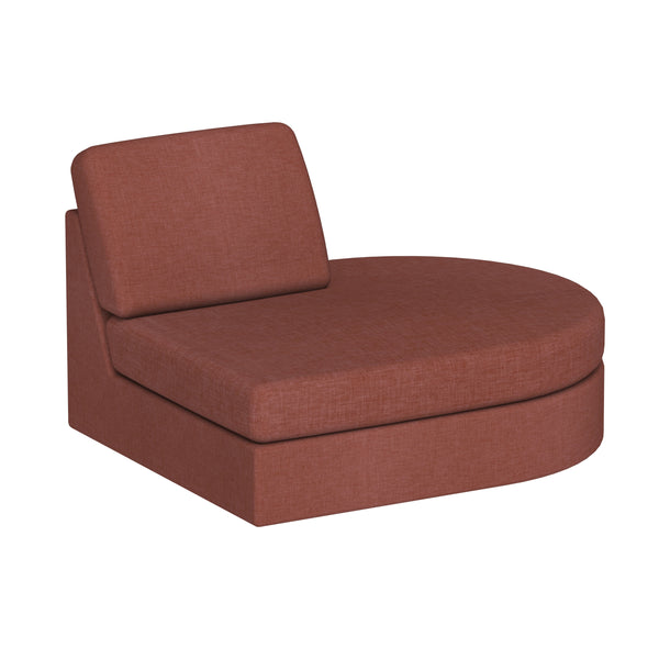 Modulaarinen sohva Move Finish pyöreä L.100 cm, kangas vouge