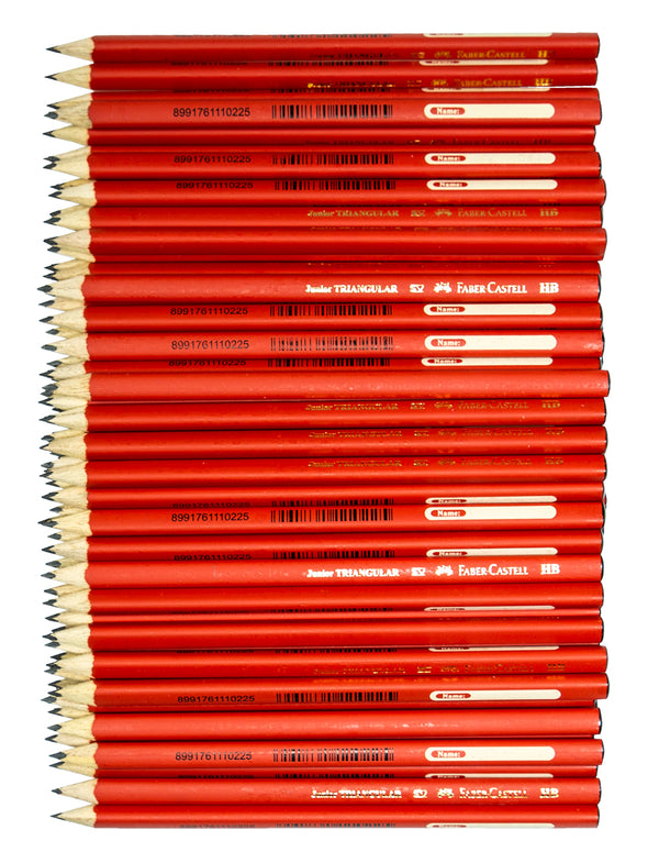 Lyijykynä Faber- Castell Junior Kolmio 72 kynää 2B