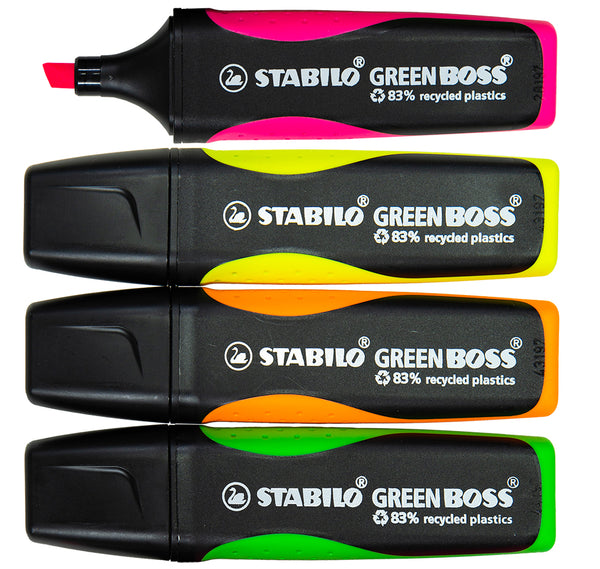 Korostuskynät Stabilo Boss 4 väriä
