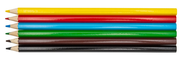 Värikynät SkolA 6 väriä muovikotelossa