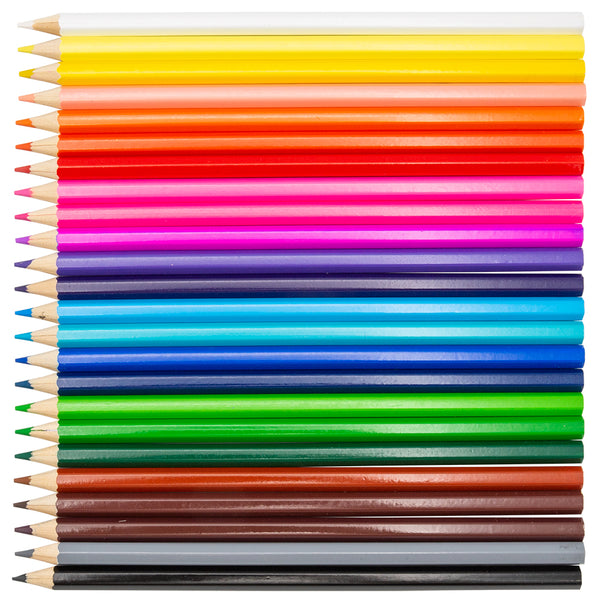Värikynät SkolA 24 väriä muovikotelossa