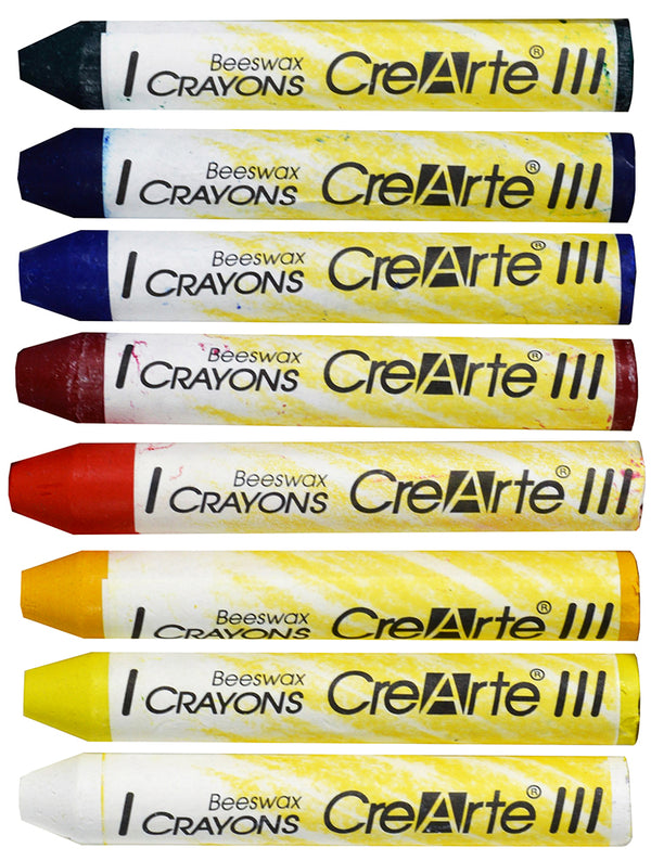 Mehiläisvahaliidut CreArte 8 väriä