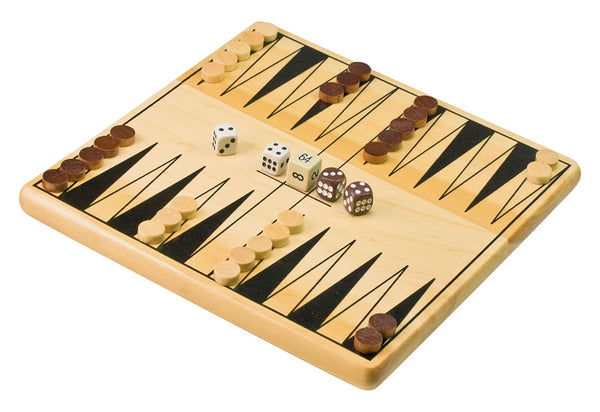 Puinen backgammon