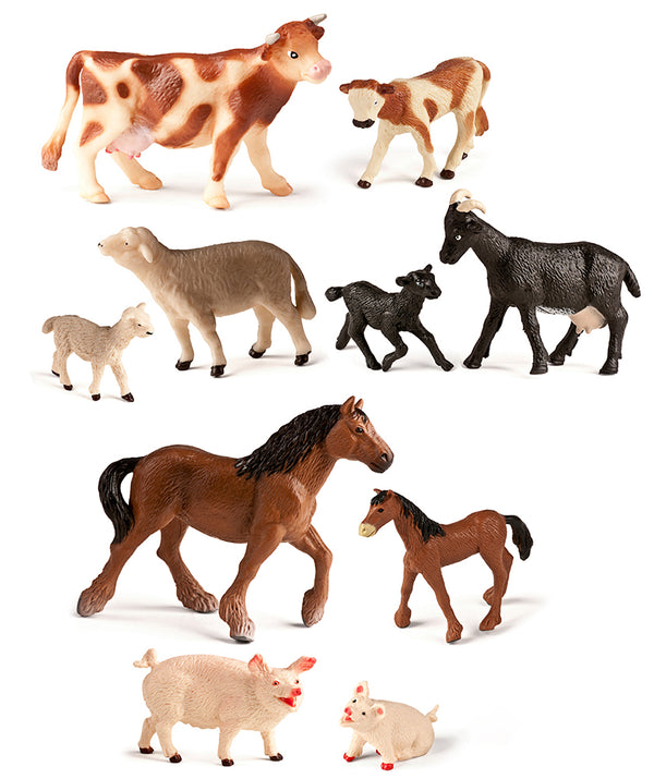 Maatilan eläimet 10 erilaista