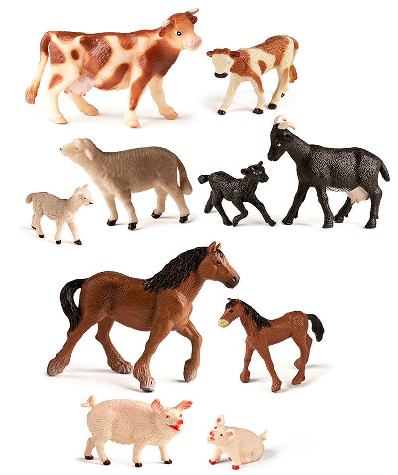 Maatilan eläimet 10 erilaista