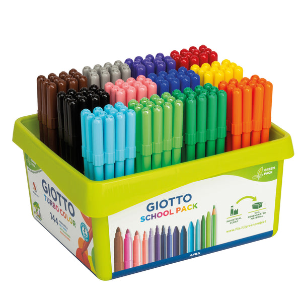 Tuschpennor Giotto Turbo Color 144 pennor