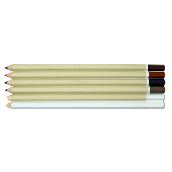 Pastellpennor Staedtler Lumograph 6 olika