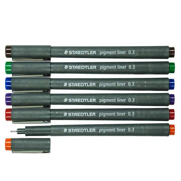 Pigmentti Liner 0,3 mm 6 väriä