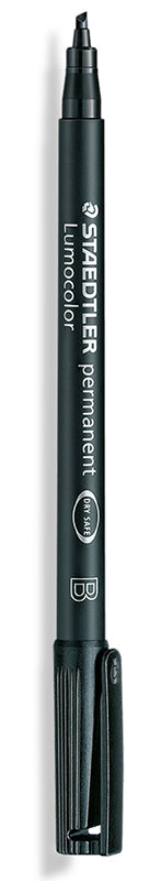Lumocolor permanent bred 1,0 - 2,5 mm svart