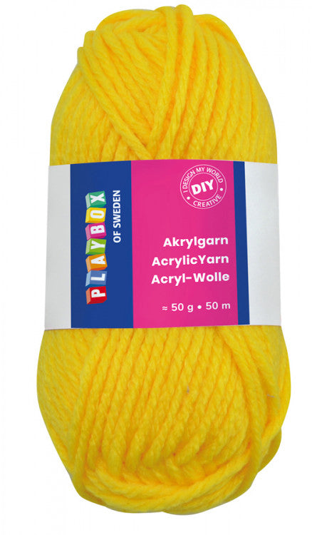 Akrylgarn vit 50 g