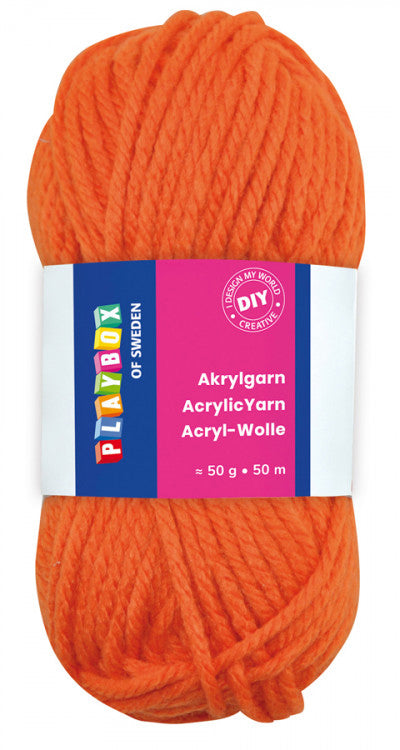 Akrylgarn vit 50 g