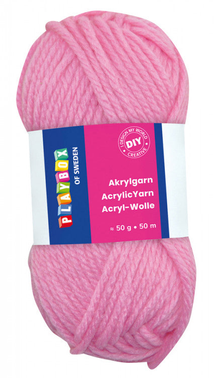 Akrylgarn vit 50 g