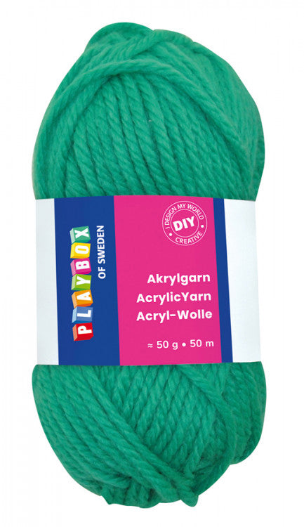 Akrylgarn vit 50 g