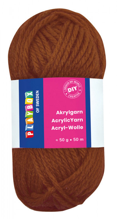 Akrylgarn vit 50 g