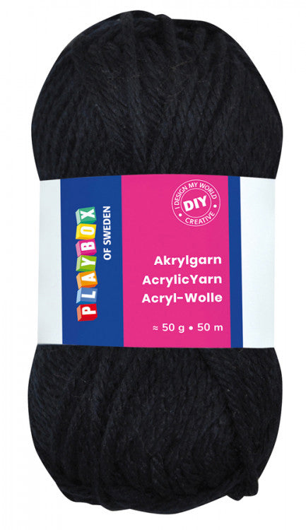 Akrylgarn vit 50 g