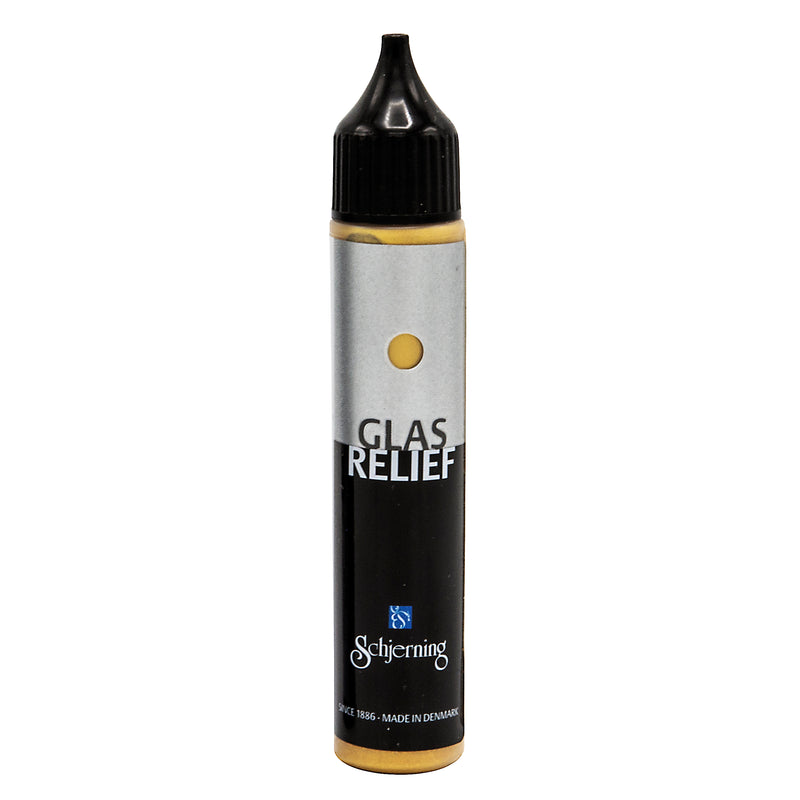 Glasmålningsfärg Relief svart 30 ml