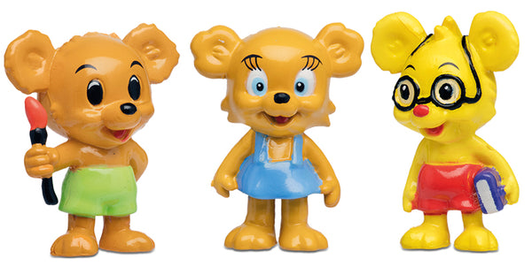 Bamsefigurer Nalle-Maja, Brum & Teddy