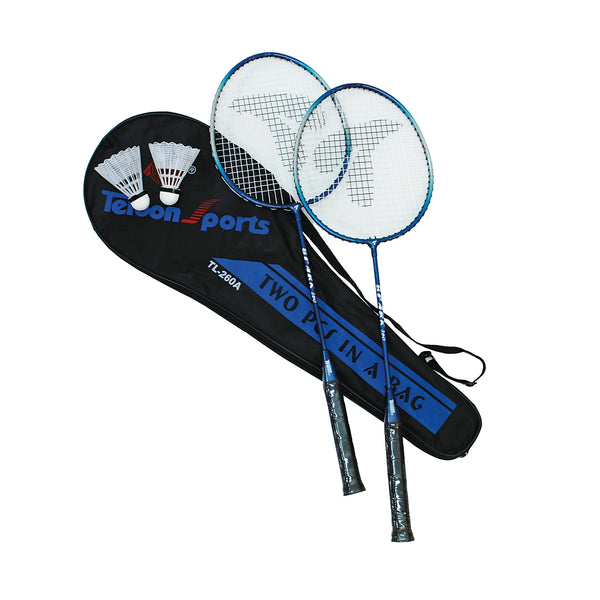 Badmintonset 2 racket + 2 bollar
