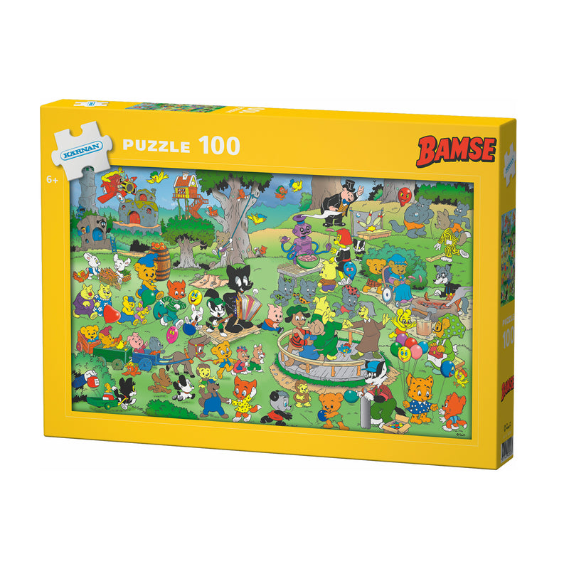 Pussel Bamse 100 bitar