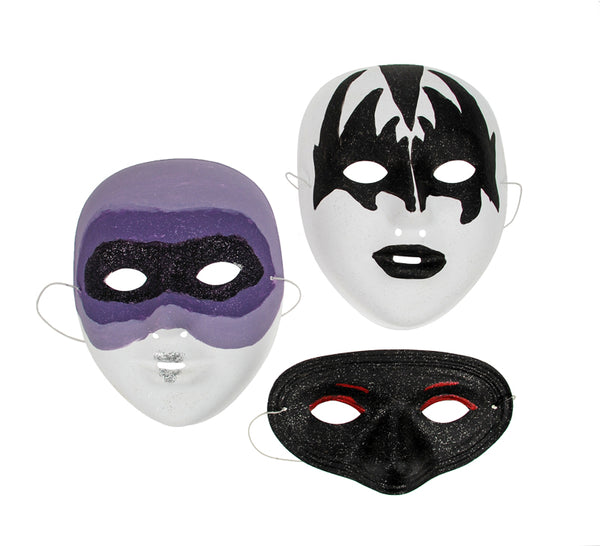 Masker hel 23 cm lång 12 st