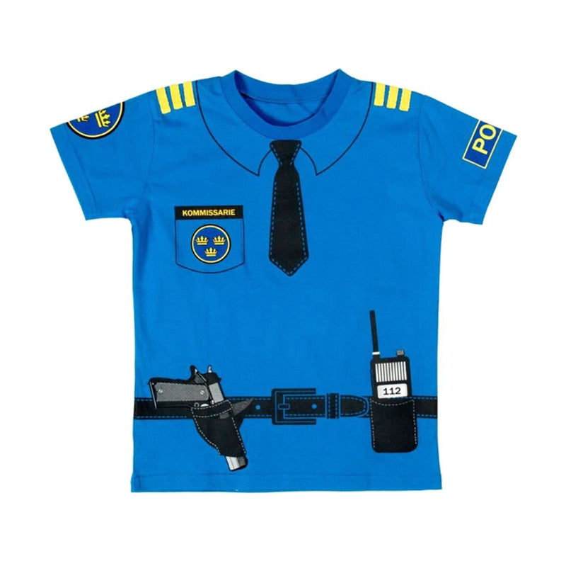 Polis t-shirt utklädning