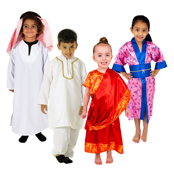 Utklädning Världens Barn 4 olika