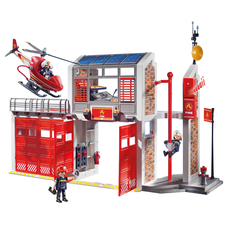 Playmobil Brandstation med larm