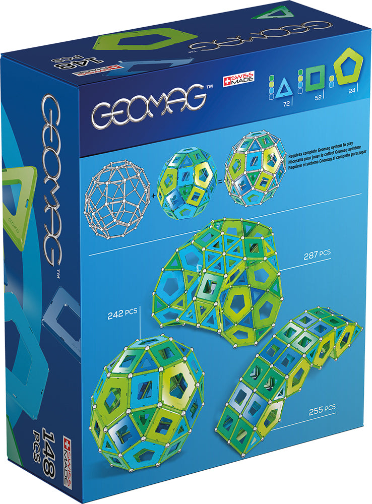 Geomag Paneelit kylmät värit 148 osaa