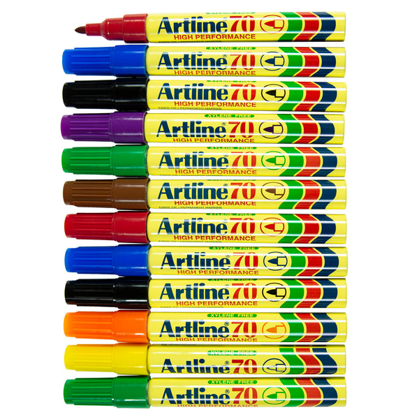 Märkpenna Artline 12 pennor rund spets Ø 1,5 mm