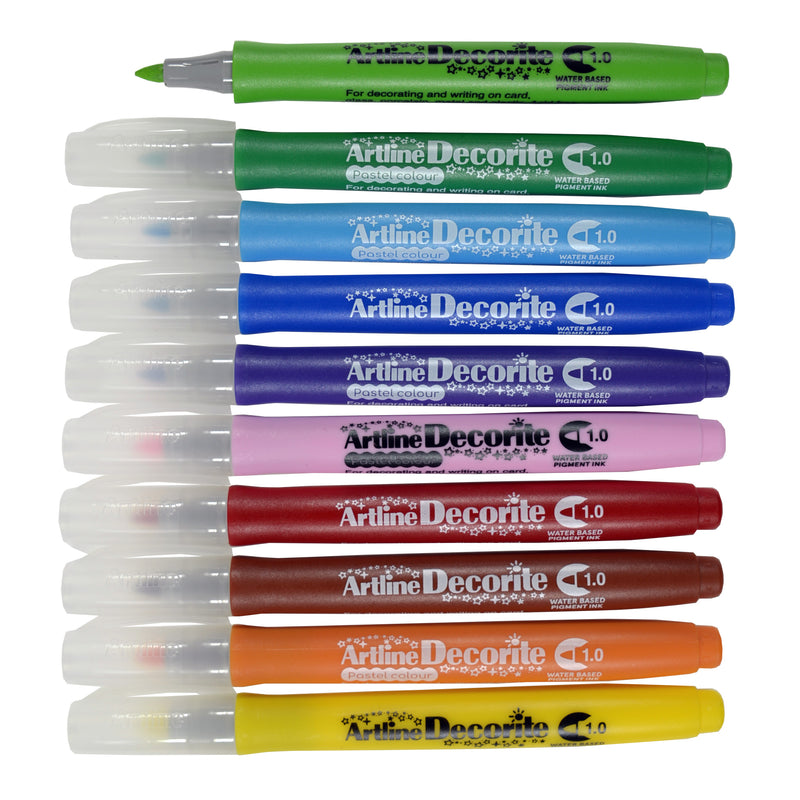 Artline Decorite 10 pastell färger