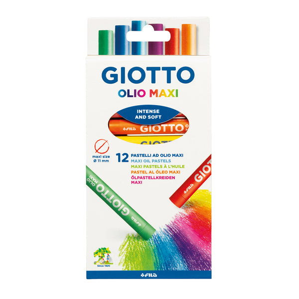 Oljepastellkritor Giotto 12 färger