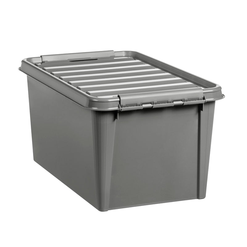 Plastbox Recycled 45, 59x39x31cm, 47 liter, grå