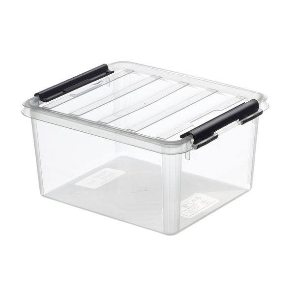 Plastbox 2, 21x17x11 cm, 2 liter, transp