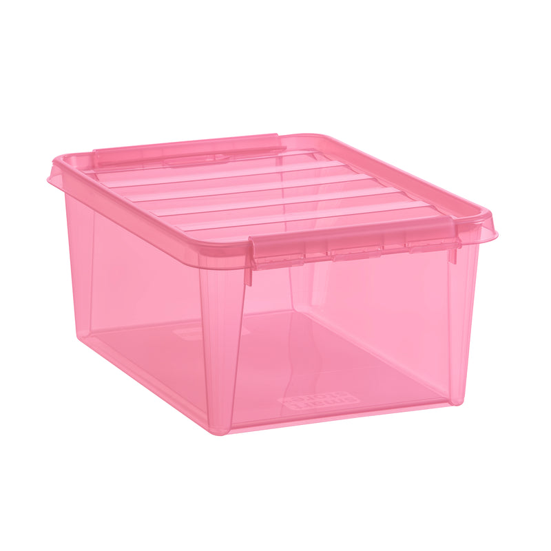 Plastbox 10, 34x25x16cm, 8 liter, rosa