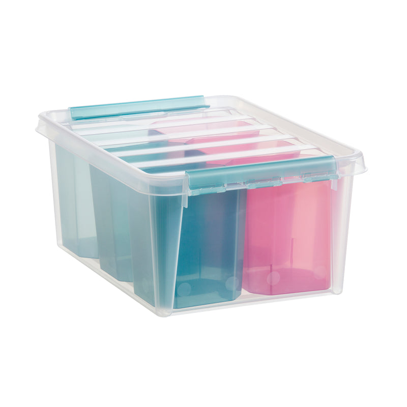 Plastbox 15, 40x30x19cm, 14 liter, transp