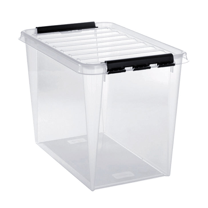 Plastbox 65, 59x39x43cm, 61 liter, transp