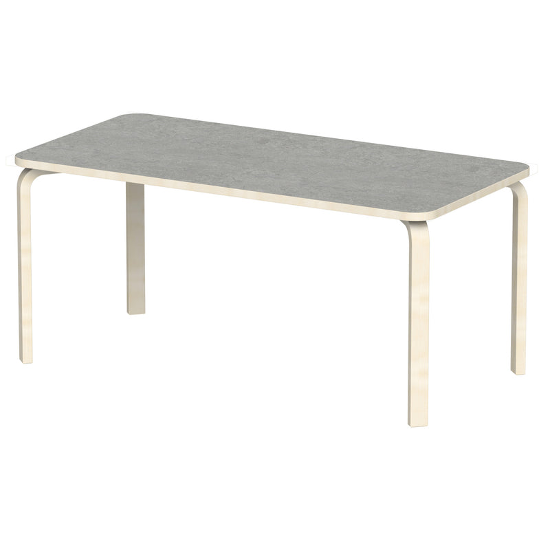 Bord Fia RH 160x80 cm, beige Marmoleum