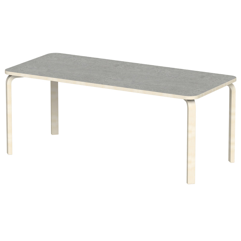 Bord Fia RH 180x80 cm, beige Marmoleum