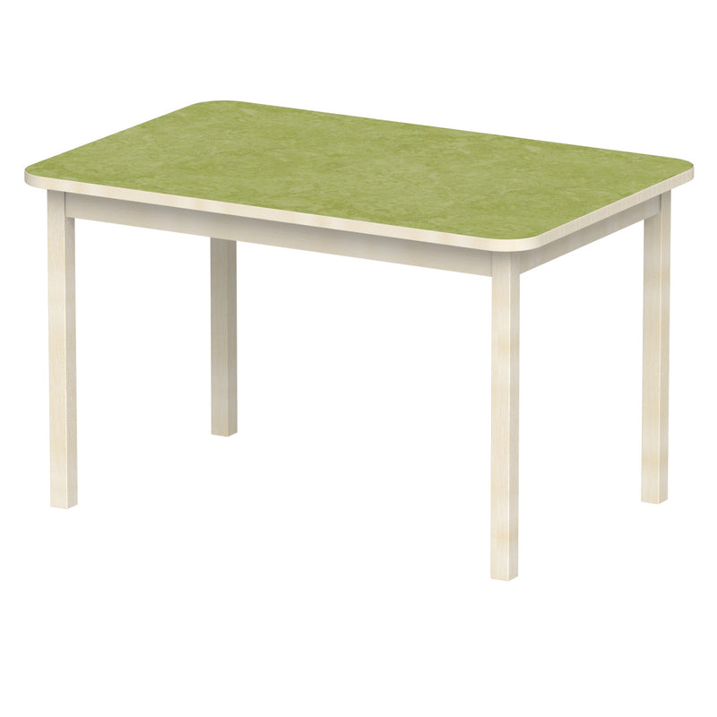 Bord Anna RH 120x80 cm, beige Marmoleum