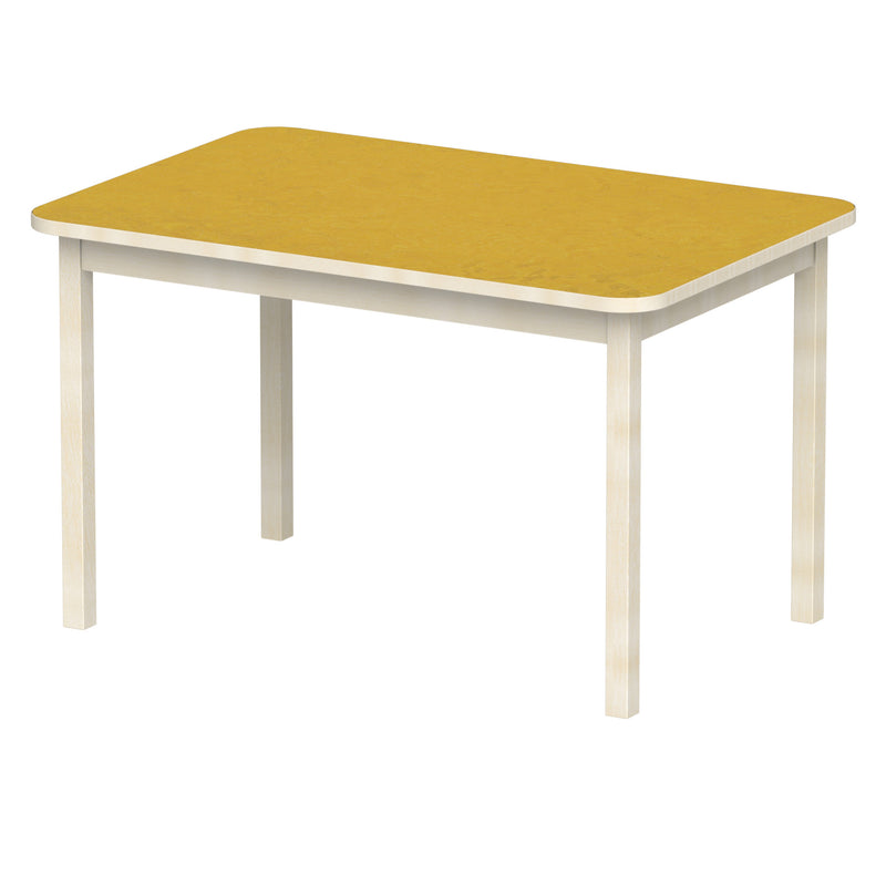 Bord Anna RH 120x80 cm, beige Marmoleum