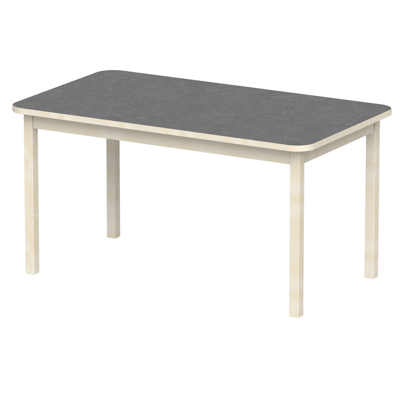 Bord Anna RH 140x80 cm, beige Marmoleum