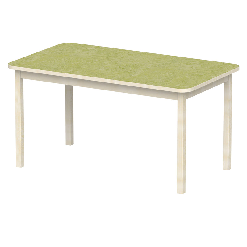 Bord Anna RH 140x80 cm, beige Marmoleum