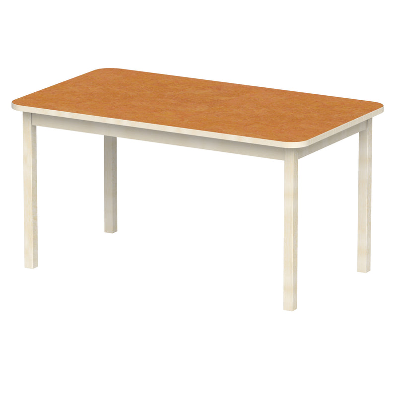 Bord Anna RH 140x80 cm, beige Marmoleum