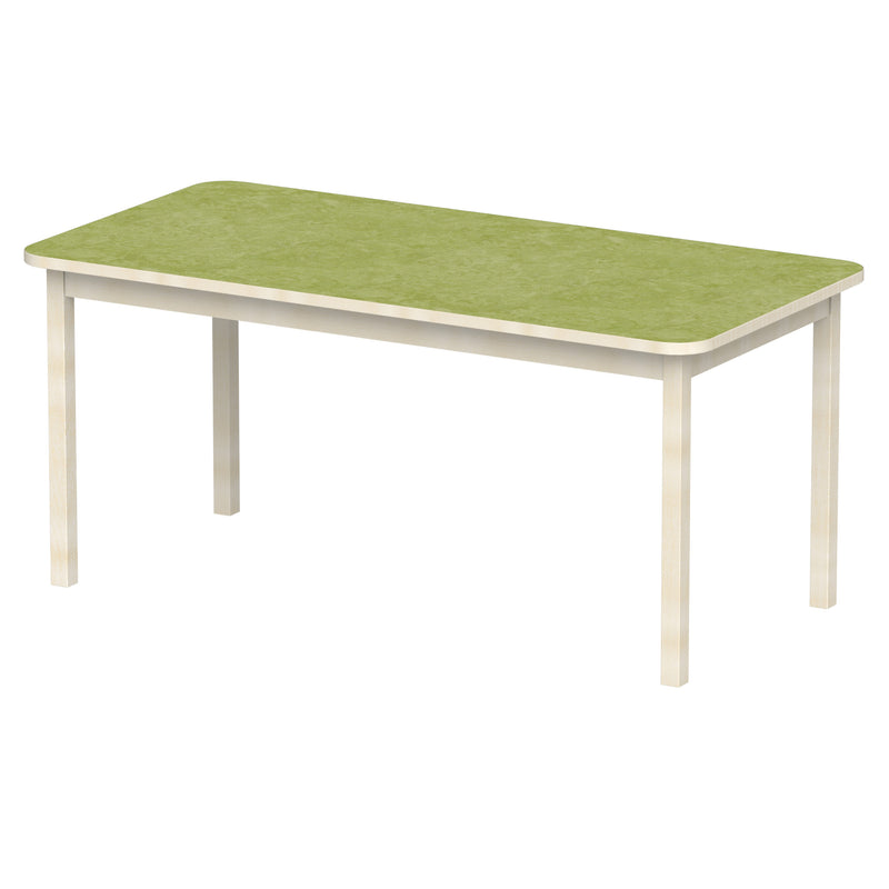 Bord Anna RH 160x80 cm, beige Marmoleum