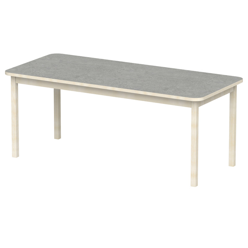 Bord Anna RH 180x80 cm, beige Marmoleum