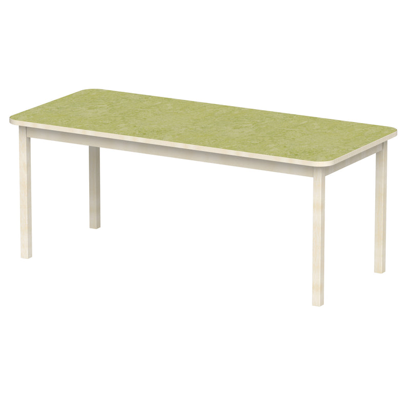 Bord Anna RH 180x80 cm, beige Marmoleum